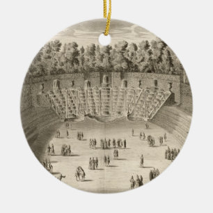 Grove of the Salle du Bal, Versailles, from 'Les P Ceramic Tree Decoration