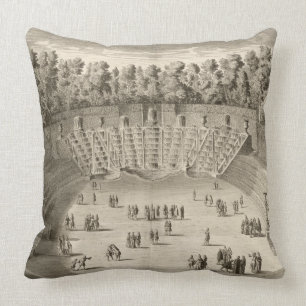 Grove of the Salle du Bal, Versailles, from 'Les P Cushion