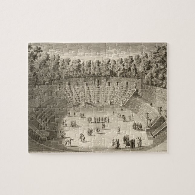 Grove of the Salle du Bal, Versailles, from 'Les P Jigsaw Puzzle (Horizontal)