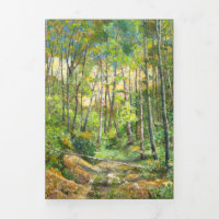 grove painting  watercolor on silk