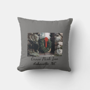 Grove Park Inn Pillow with Christmas Design