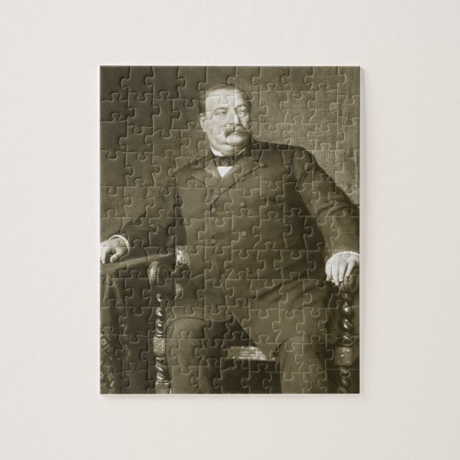 Grover Cleveland, 22nd and 24th President of th Un Jigsaw Puzzle (Vertical)