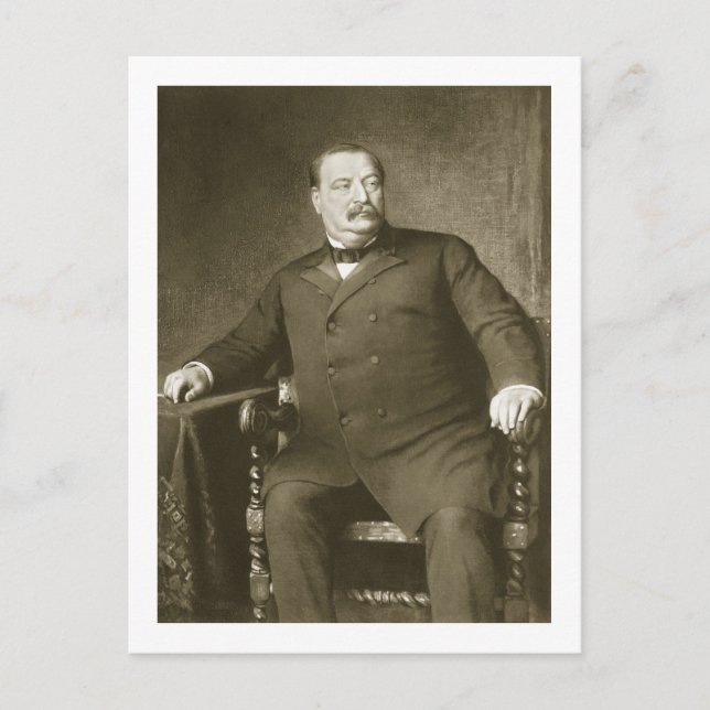 Grover Cleveland, 22nd and 24th President of th Un Postcard (Front)