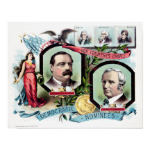 Grover Cleveland and Thomas Hendricks Election Pri