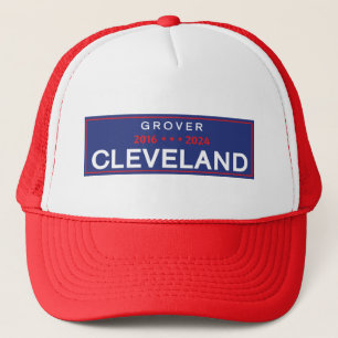 Grover Cleveland Trucker Hat - rectangle