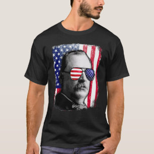 Grover Cleveland US flag 4th of July T-Shirt