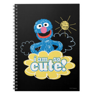 Grover Cute Spiral Notebook