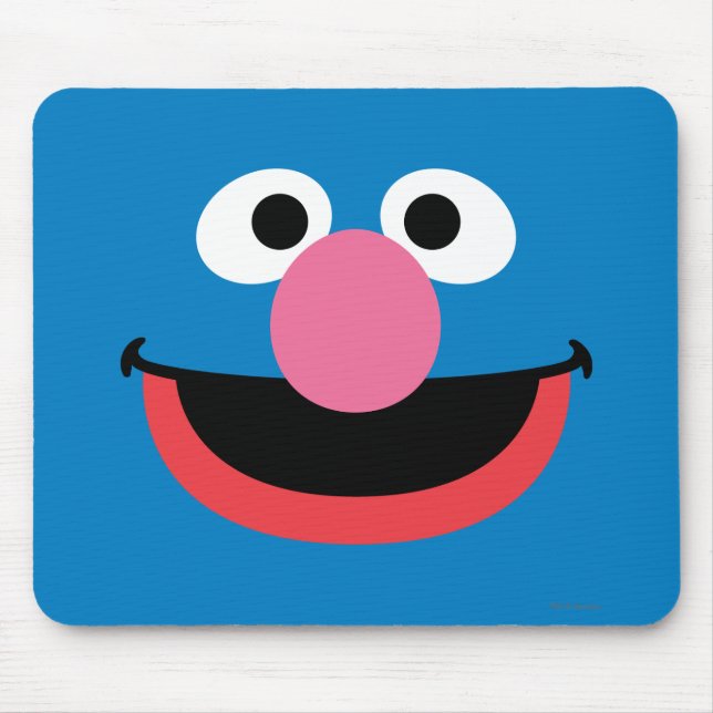 Grover Face Art Mouse Pad (Front)