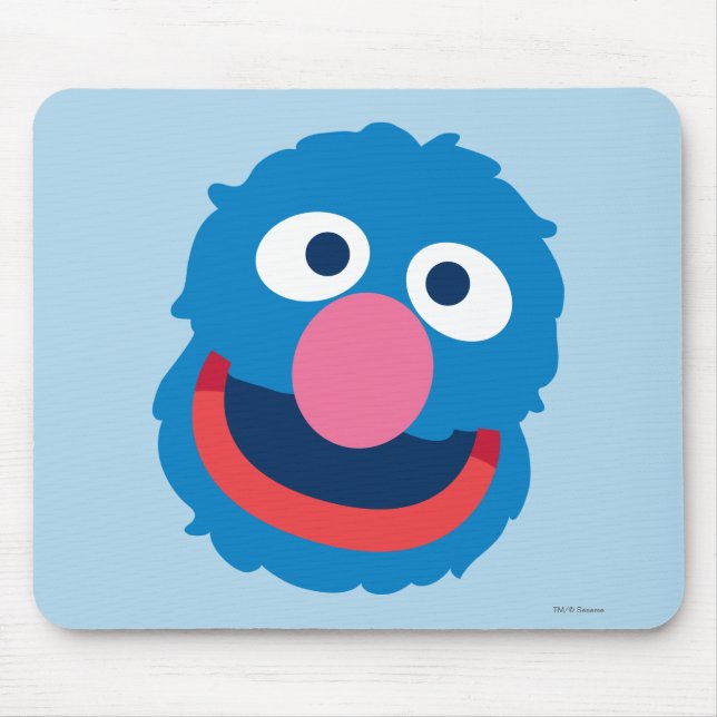 Grover Head Mouse Pad (Front)
