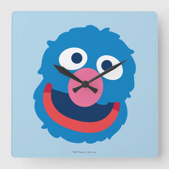 Grover Head Square Wall Clock (Front)