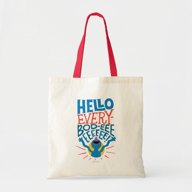 Grover Hello Tote Bag (Front)