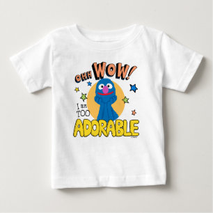 Grover I Am Too Adorable Baby T-Shirt