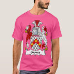 Groves Coat of Arms Family Crest  T-Shirt<br><div class="desc">Groves Coat of Arms Family Crest  .Check out our family t shirt selection for the very best in unique or custom,  handmade pieces from our shops.</div>