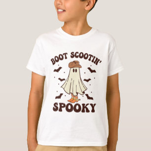 Grovvy Halloween Cute Ghost Funny Boot Scootin Spo T-Shirt