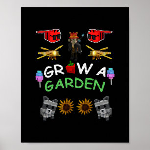 Grow A Garden Gamer Fan Merch Poster
