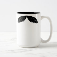 Grow a Moustache Coffee Mug Moustache Face
