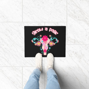 Grow A Pair - Feminist Empowered Women's Rights Doormat