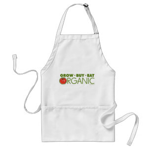 Grow, Buy, Eat Organic Standard Apron