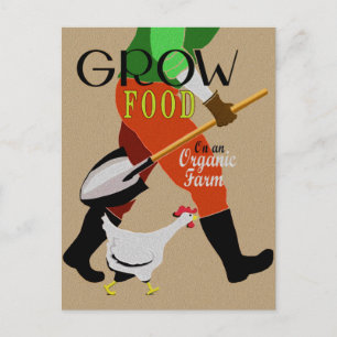 Grow Food Postcard