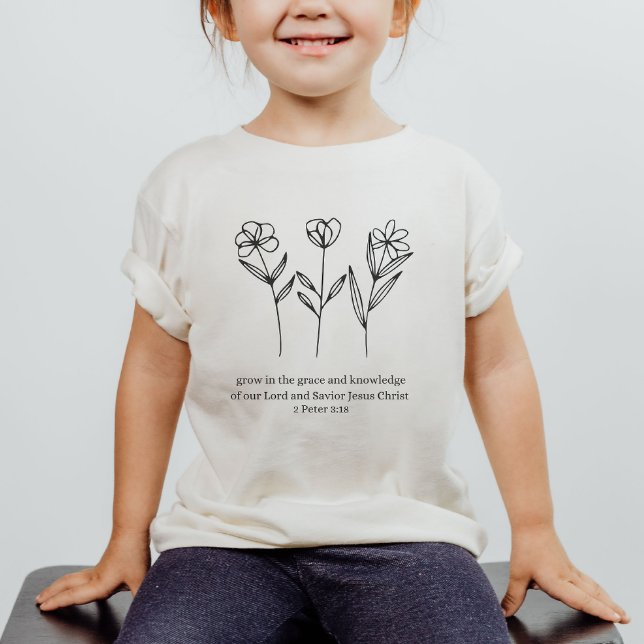 Grow In Grace Christian Kid's Shirt (Creator Uploaded)