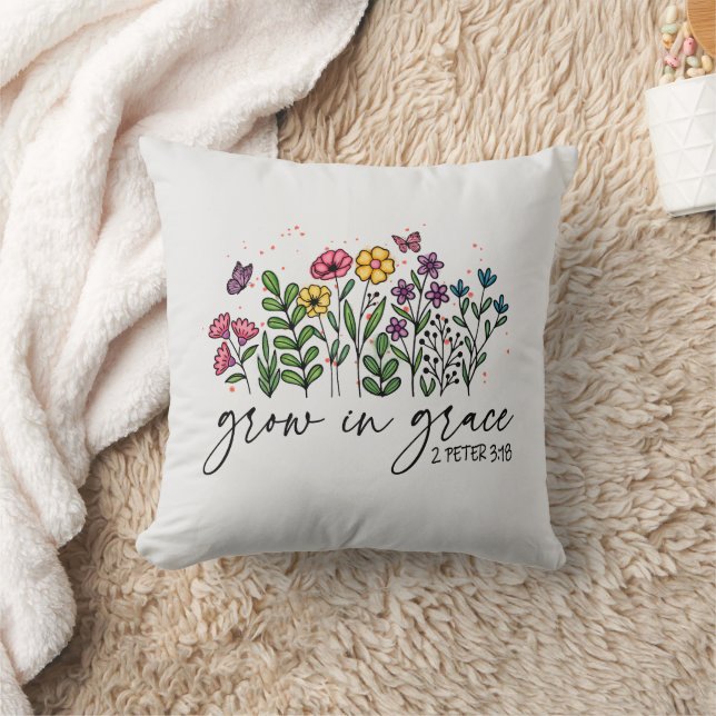 Grow in Grace Cushion (Blanket)