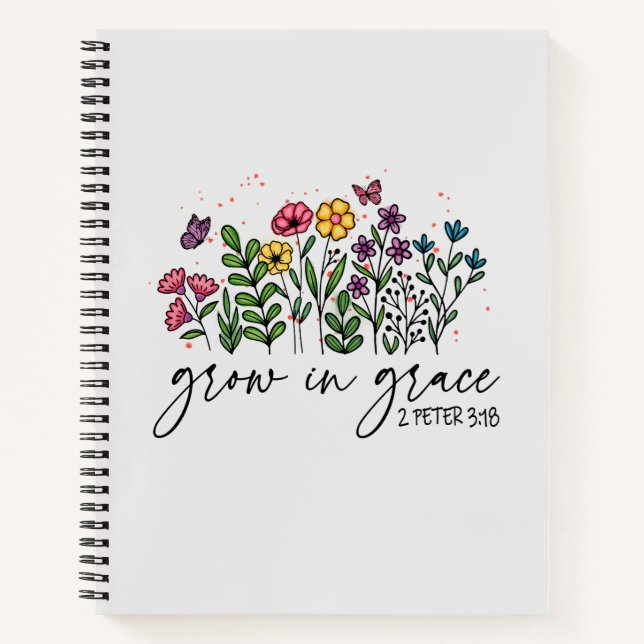 Grow in Grace Notebook (Front)