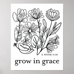 Grow in Grace Poster