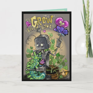 Grow Learn Love Smooshie and Bloop Card