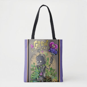 Grow Learn Love Smooshie and Bloop Tote Bag