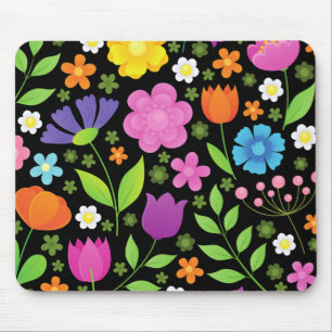 Grow Positive Flowers Colourful   Mouse Pad