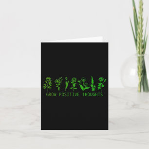 Grow Positive Thoughts Mental Health Awareness Mon Card