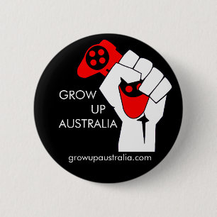 Grow up Australia - Badge