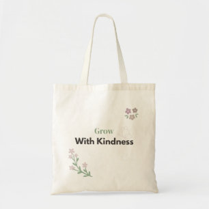 Grow With Kindness Teacher Floral Tote Bag