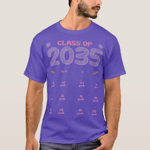 Grow With Me Graduation First Day of School Class  T-Shirt