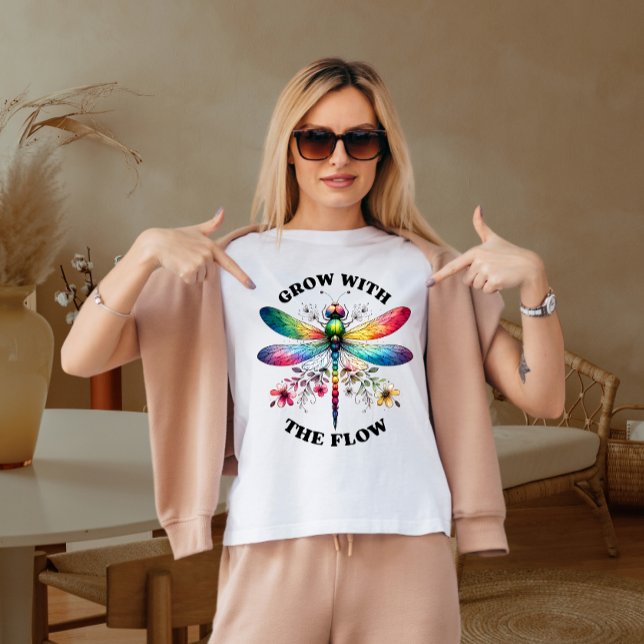 Grow with the flow  T-Shirt (Creator Uploaded)