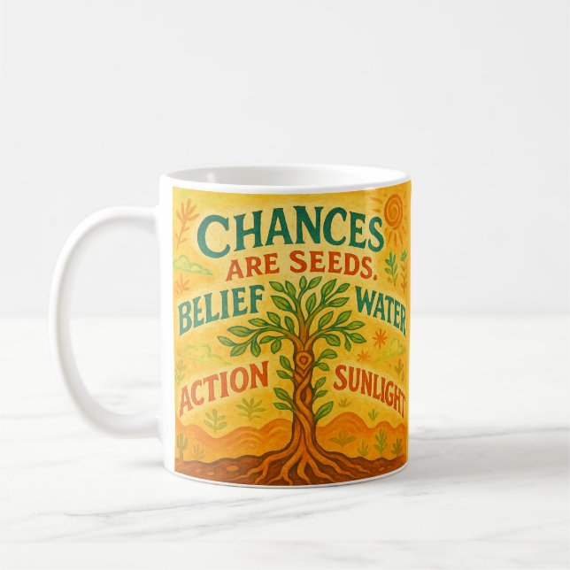 Grow Your Goals Coffee Mug (Left)