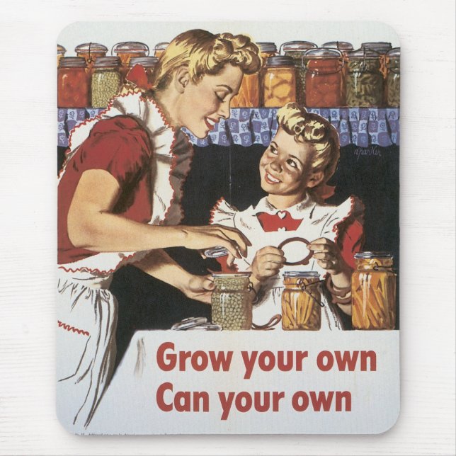 Grow Your Own, Can Your Own Mouse Pad (Front)