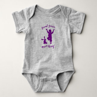 Grow Your Own Way Baby ~ Creative Yoga Inspired Bodysuit