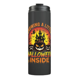 Growing a Little Halloween Inside Haunted Pumpkin Thermal Tumbler