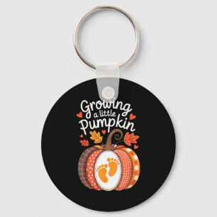 Growing A Little Pumpkin Maternity Pregnancy Thank Key Ring