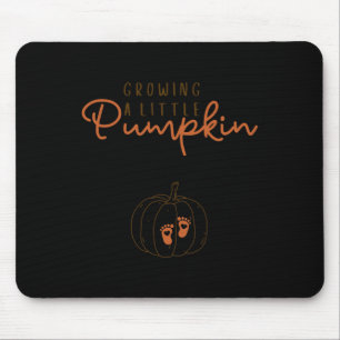 Growing A Little Pumpkin Pregnancy Reveal Hallowee Mouse Pad