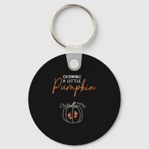 Growing A Little Pumpkin Thanksgiving Pregnancy Ha Key Ring