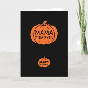 Growing A Little Pumpkin Thanksgiving Pregnancy Te Card