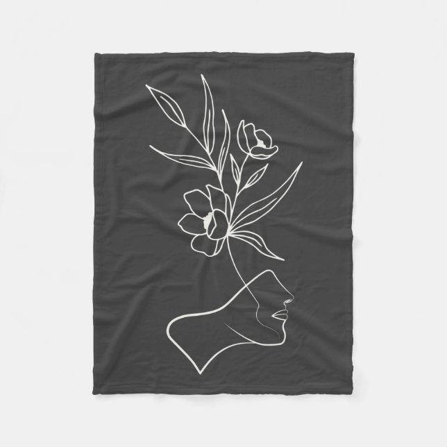 Growing a plant fleece blanket (Front)