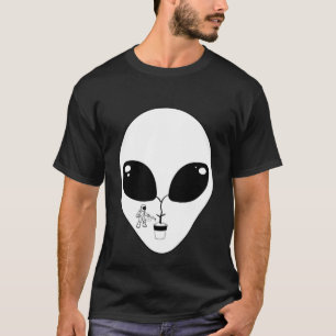 Growing Alien Space Astronaut Spacecraft Spaceman T-Shirt