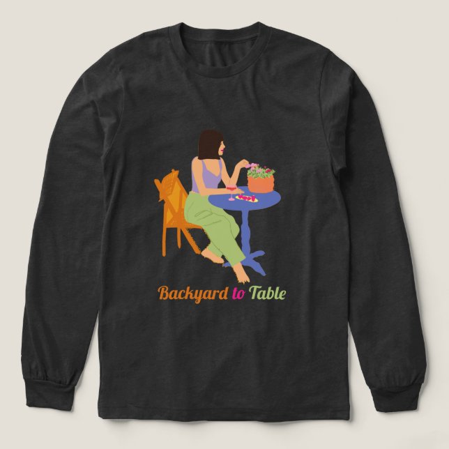 Growing Backyard to Table Garden Tshirt (Design Front)