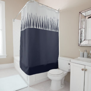 Growing Blue Shower Curtain