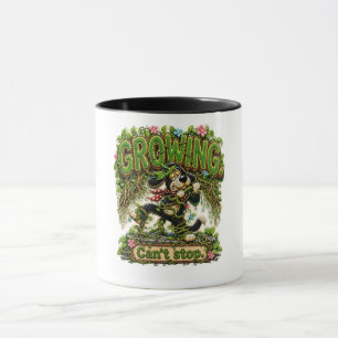 Growing Can't Stop Personalised Funny Nature Mug
