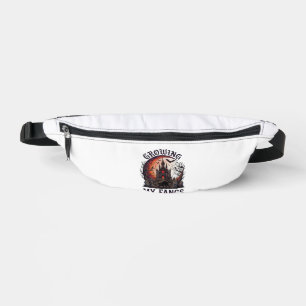 Growing Fangs Halloween Haunted Castle Black Cat M Bum Bags