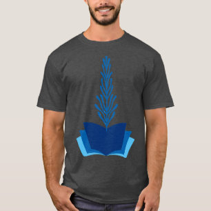 Growing flower from book t T-Shirt